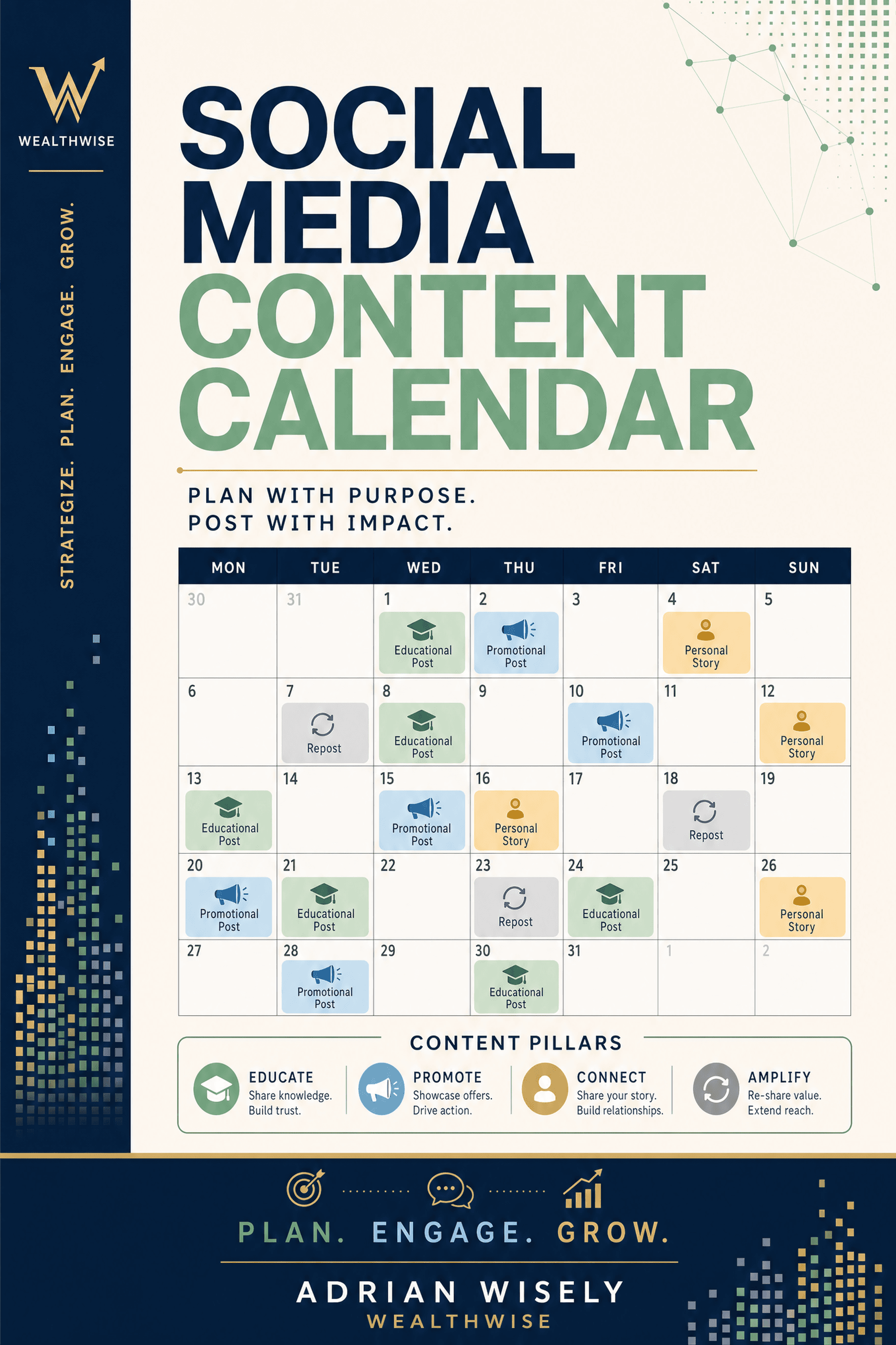 Social Media Content Calendar