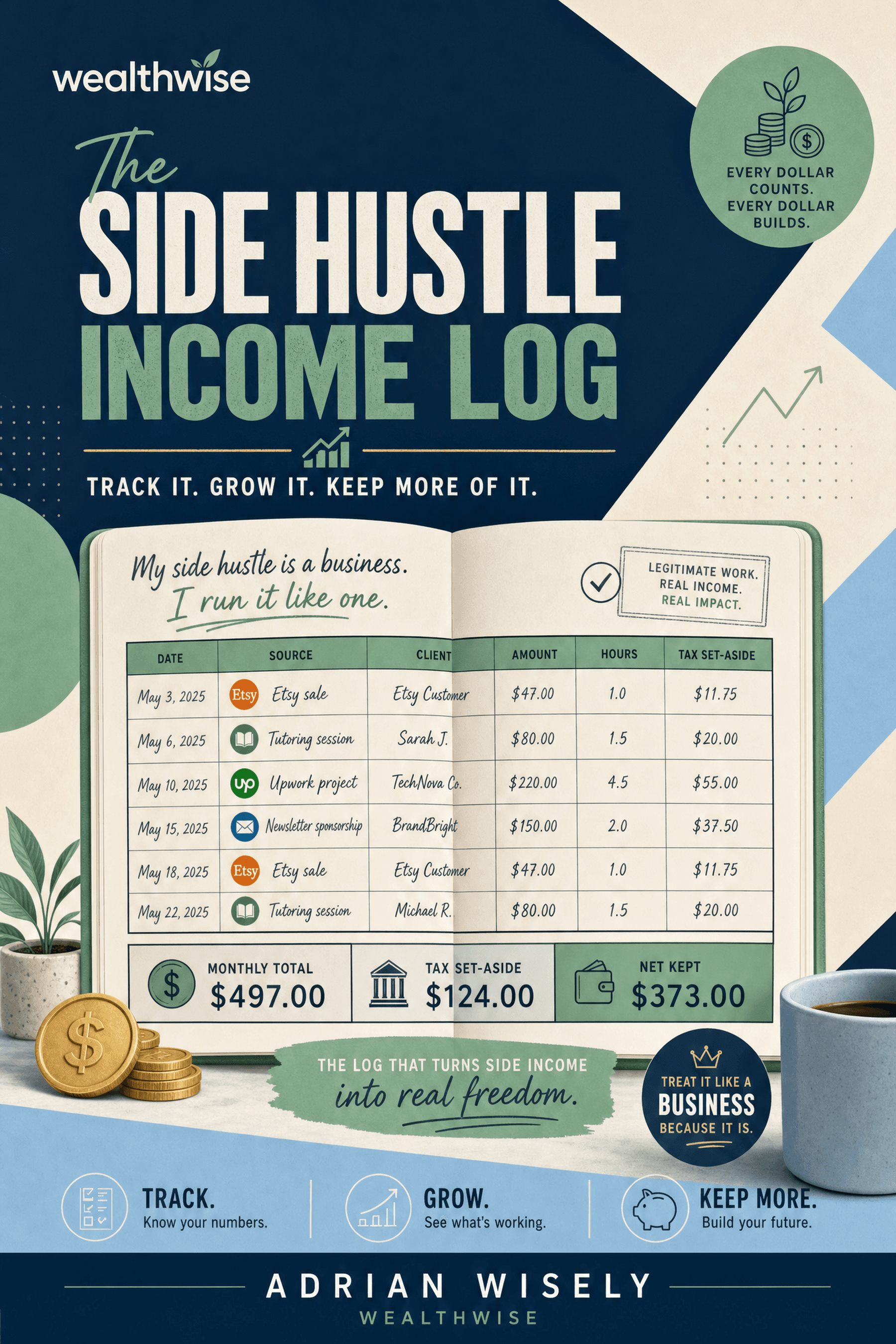 The Side Hustle Income Log