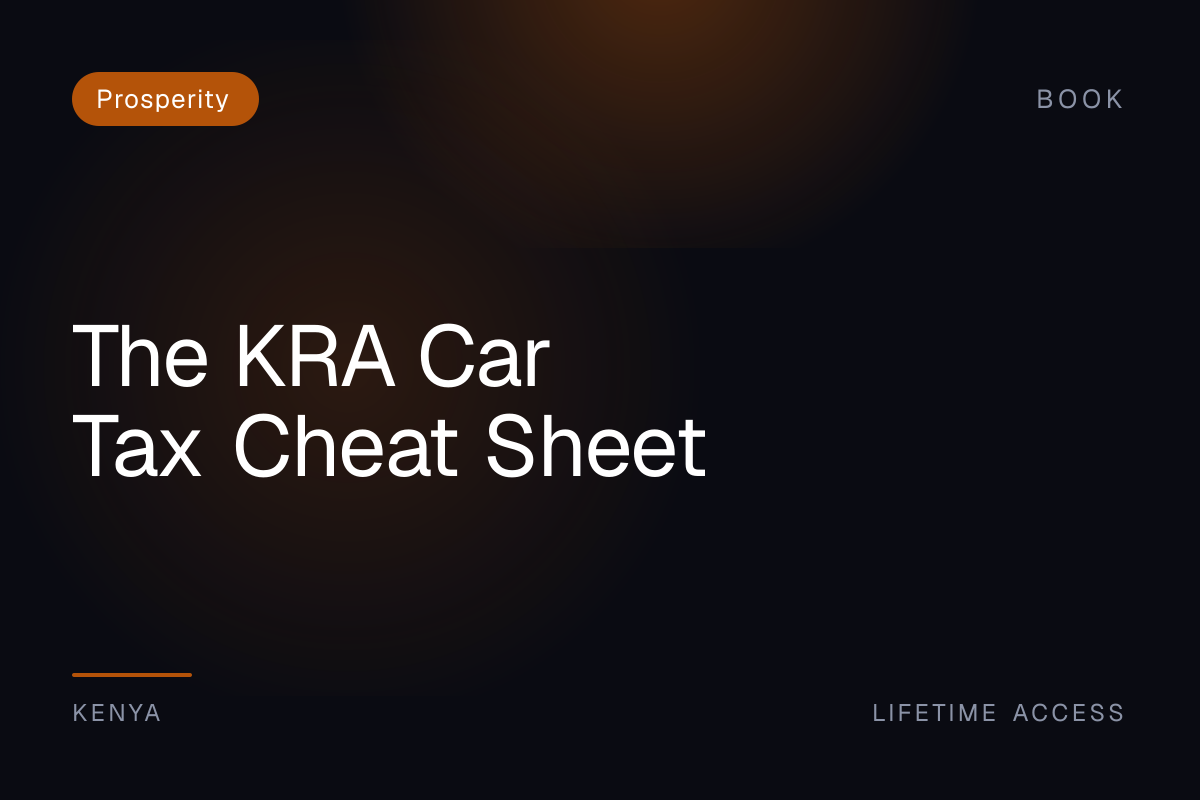 The KRA Car Tax Cheat Sheet