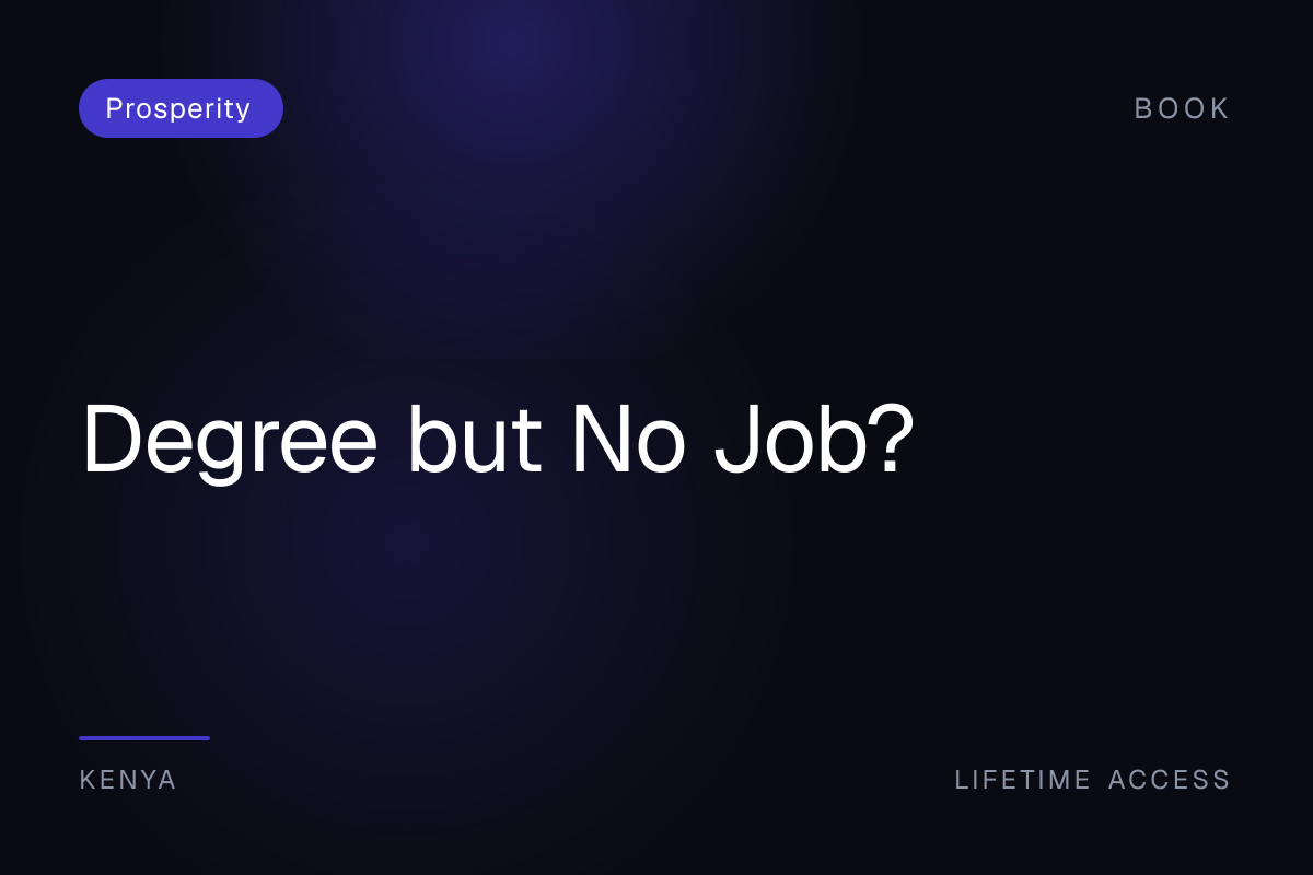 Degree but No Job?