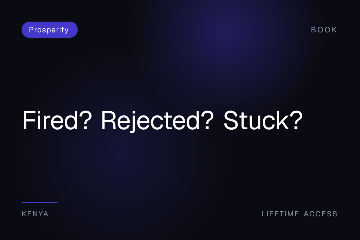 Fired? Rejected? Stuck?