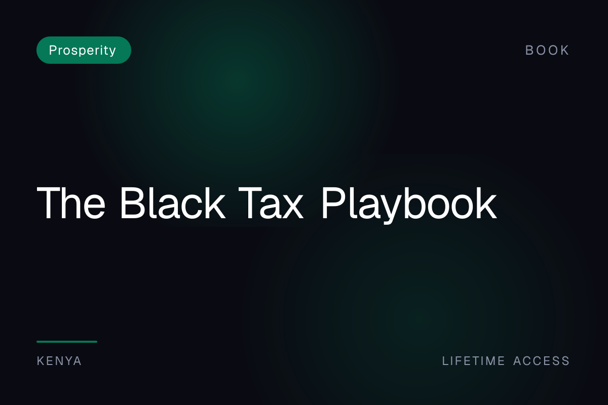 The Black Tax Playbook