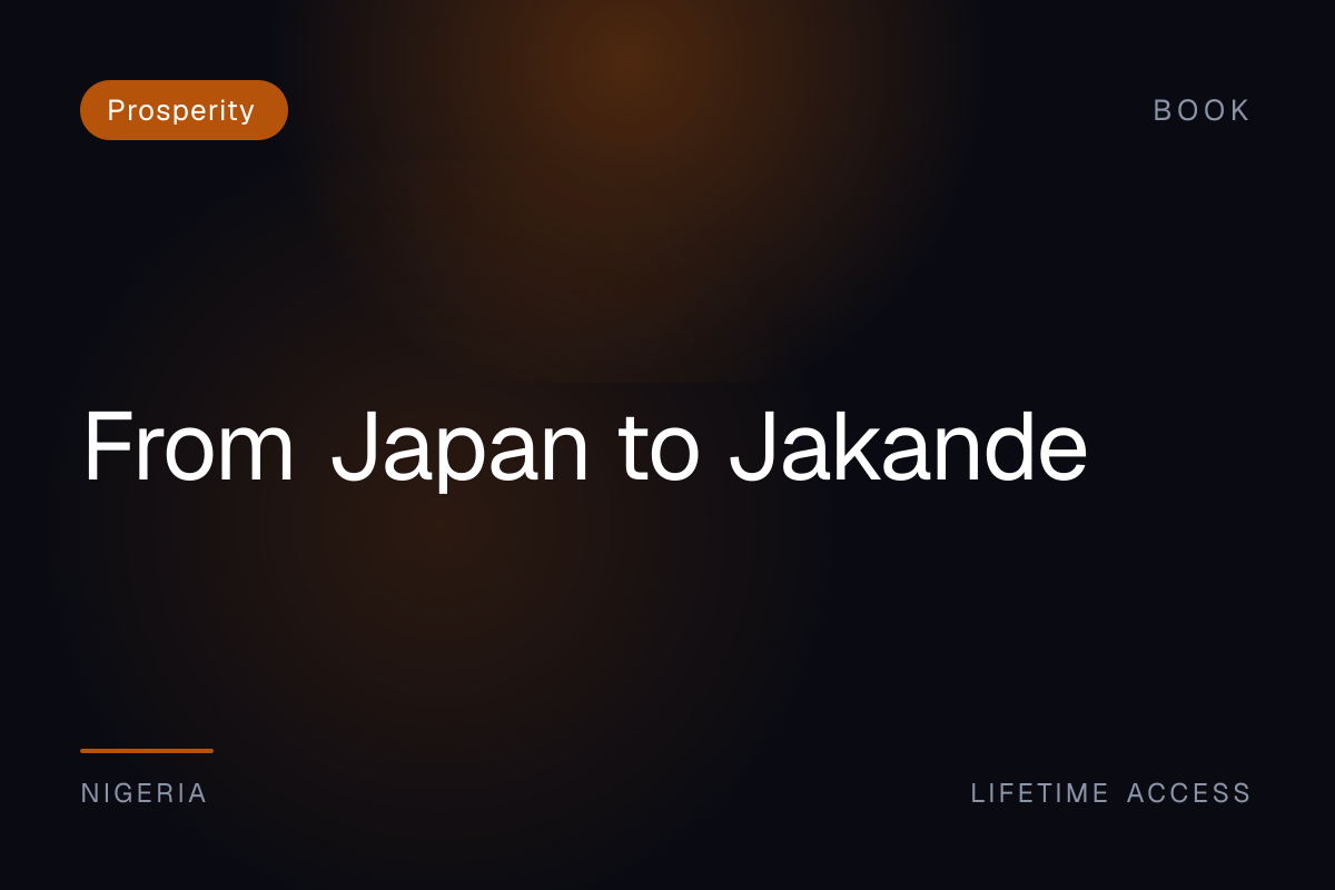 From Japan to Jakande