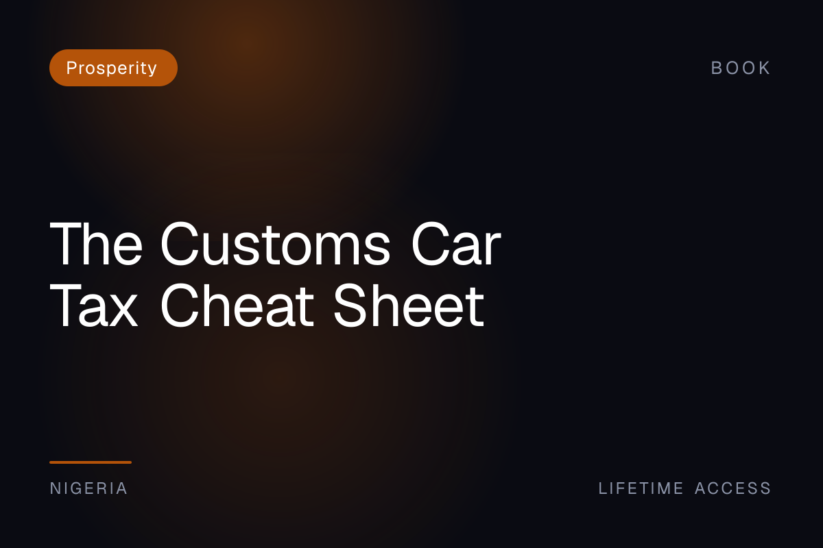 The Customs Car Tax Cheat Sheet