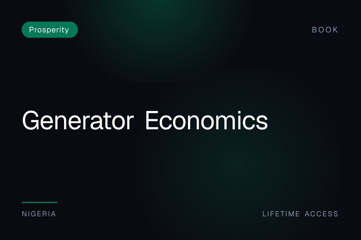 Generator Economics