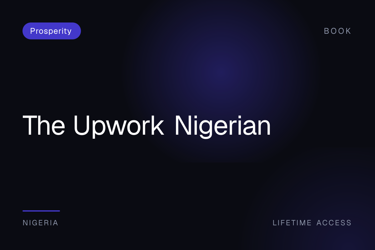 The Upwork Nigerian