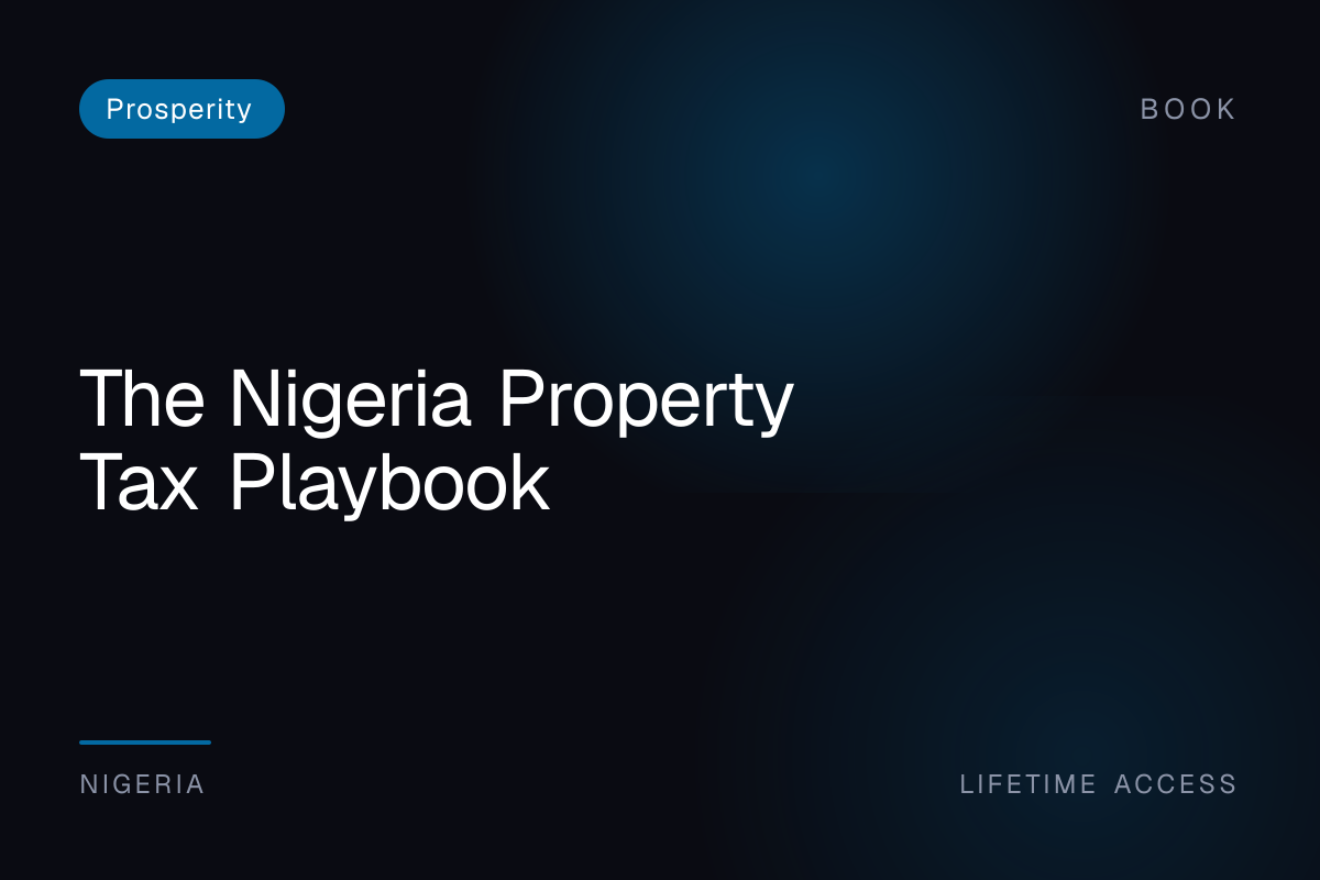 The Nigeria Property Tax Playbook