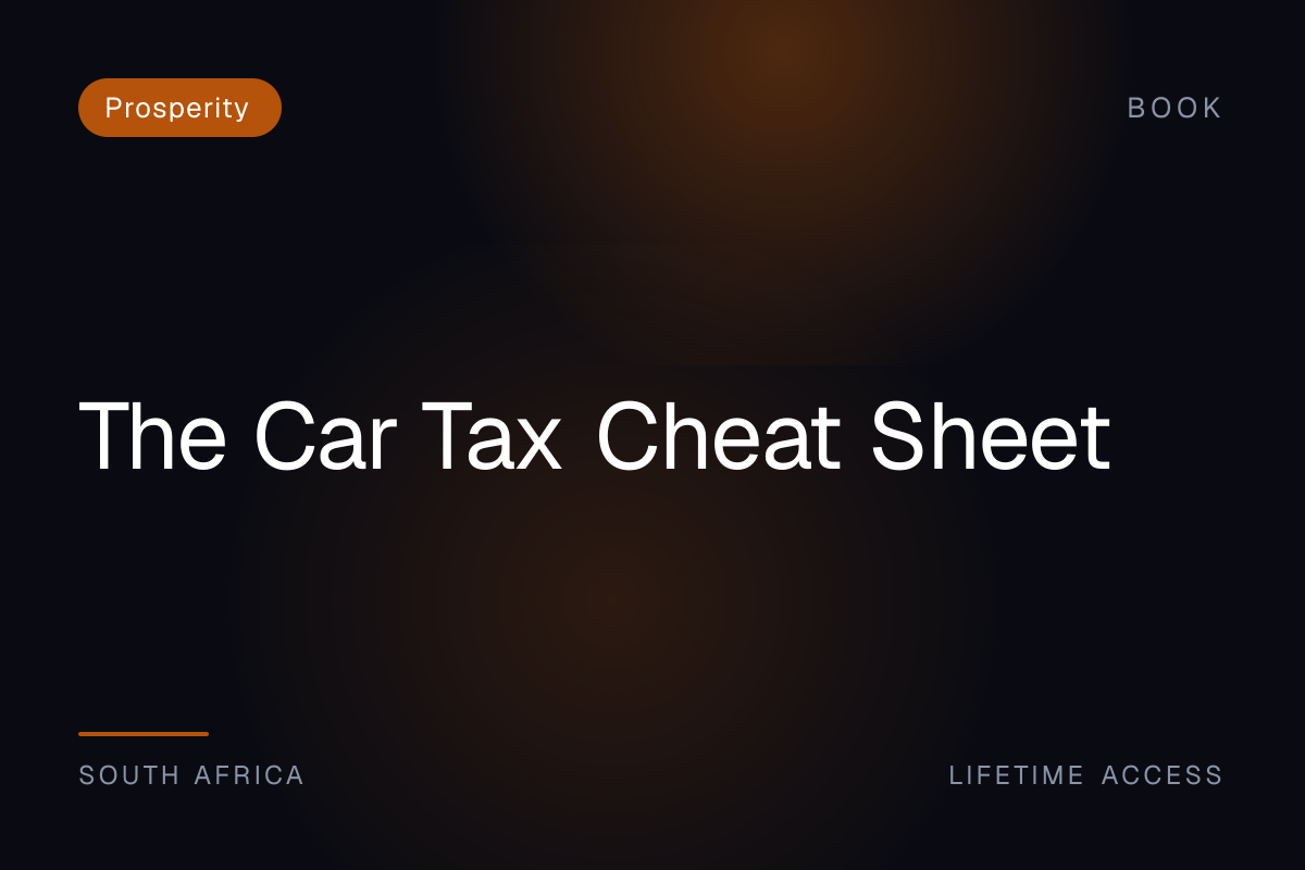 The Car Tax Cheat Sheet