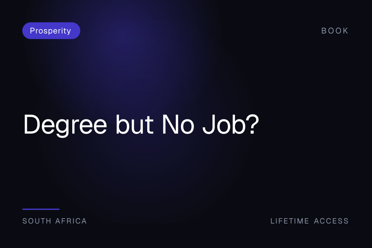 Degree but No Job?