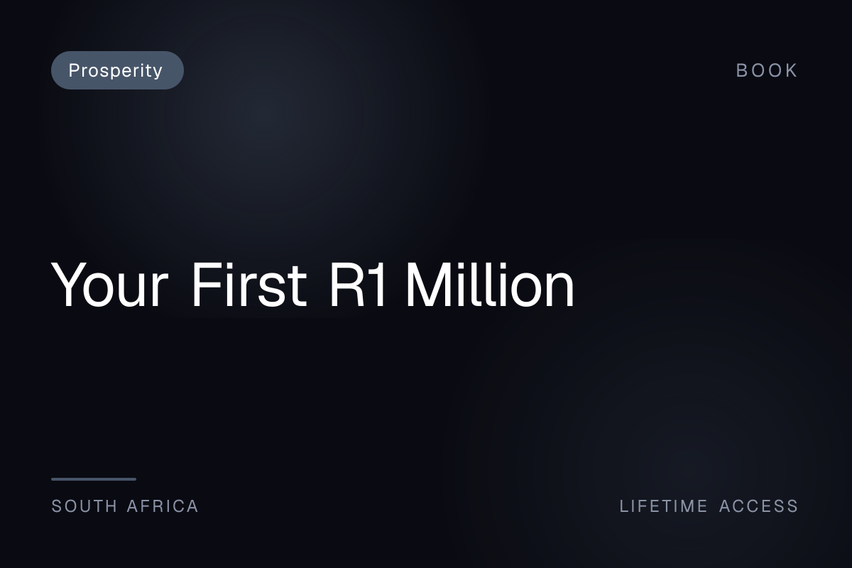 Your First R1 Million