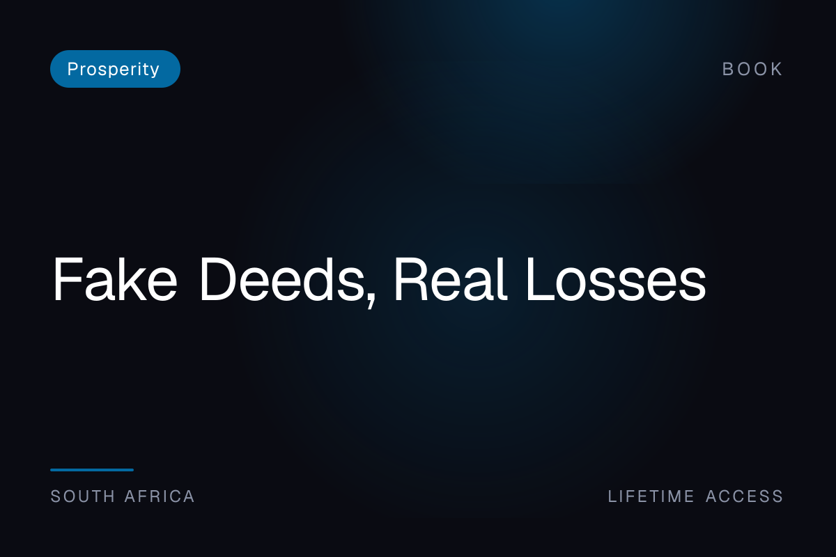 Fake Deeds, Real Losses