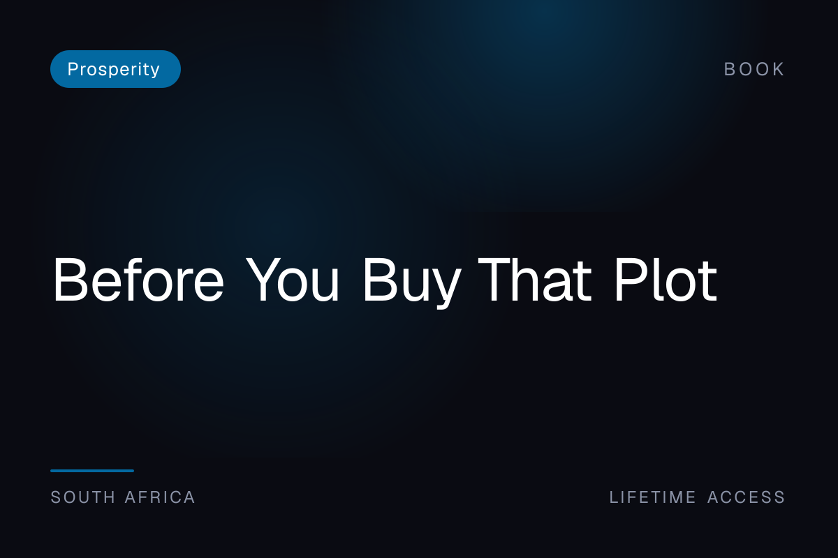 Before You Buy That Plot