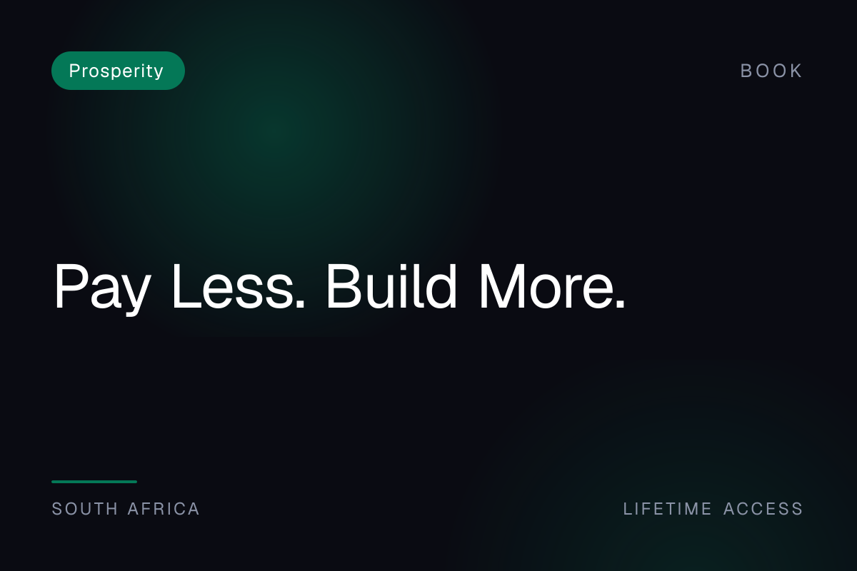 Pay Less. Build More.